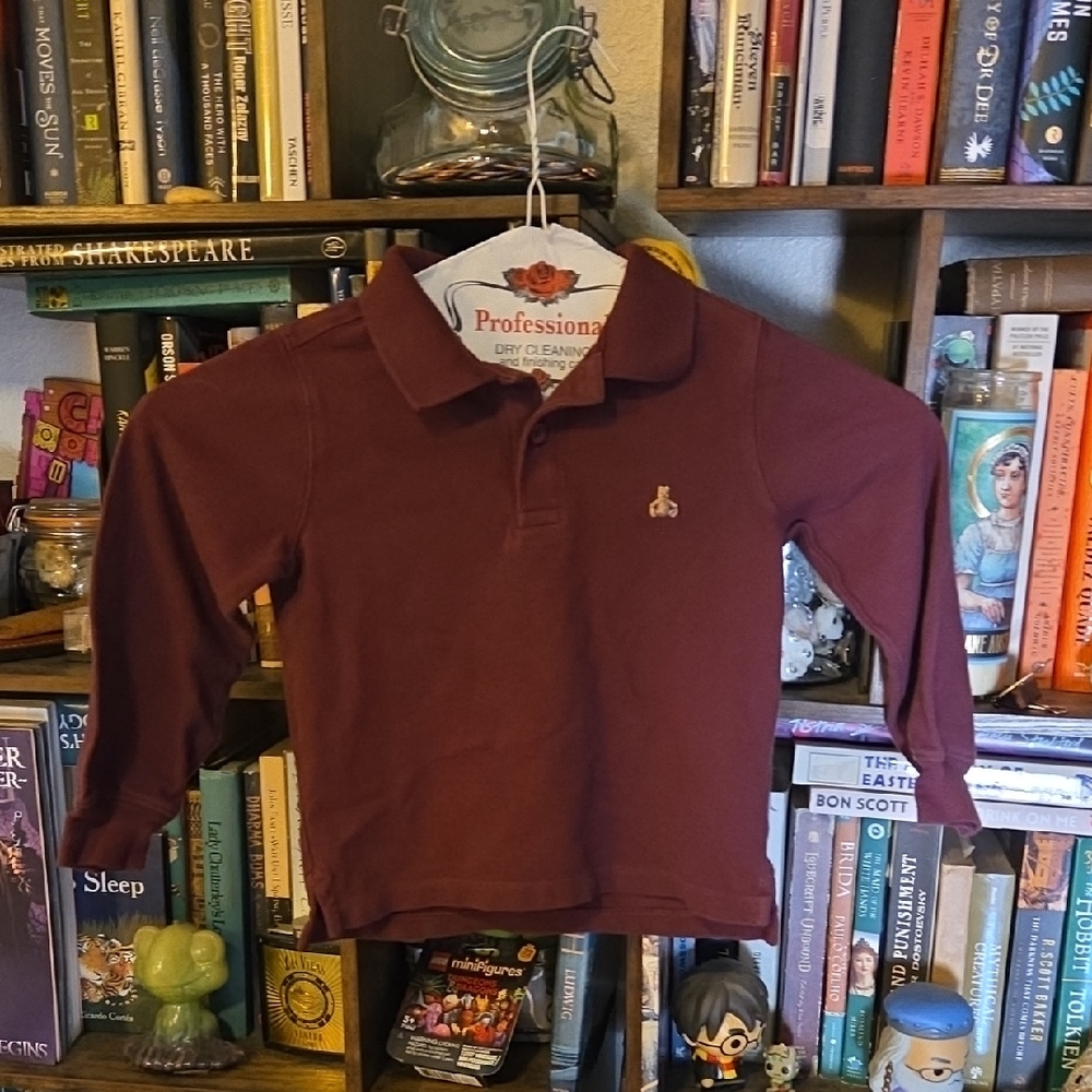 GAP Kids Burgundy Polo Shirt